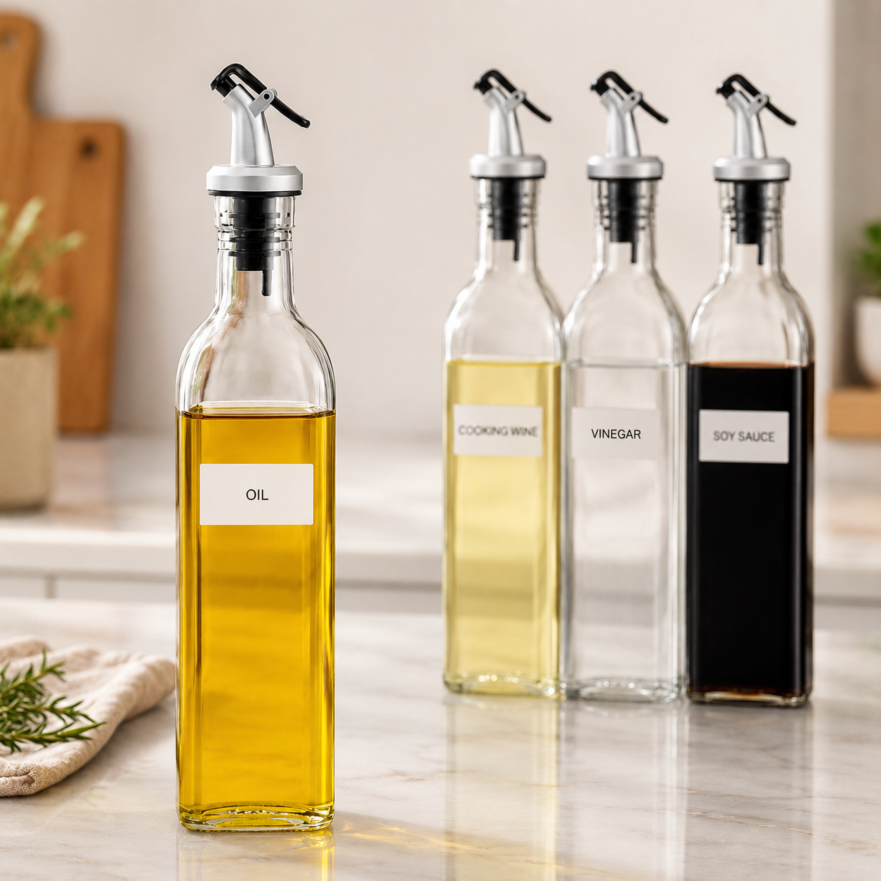 Glass Oil and Vinegar Dispenser Bottle - product image 6