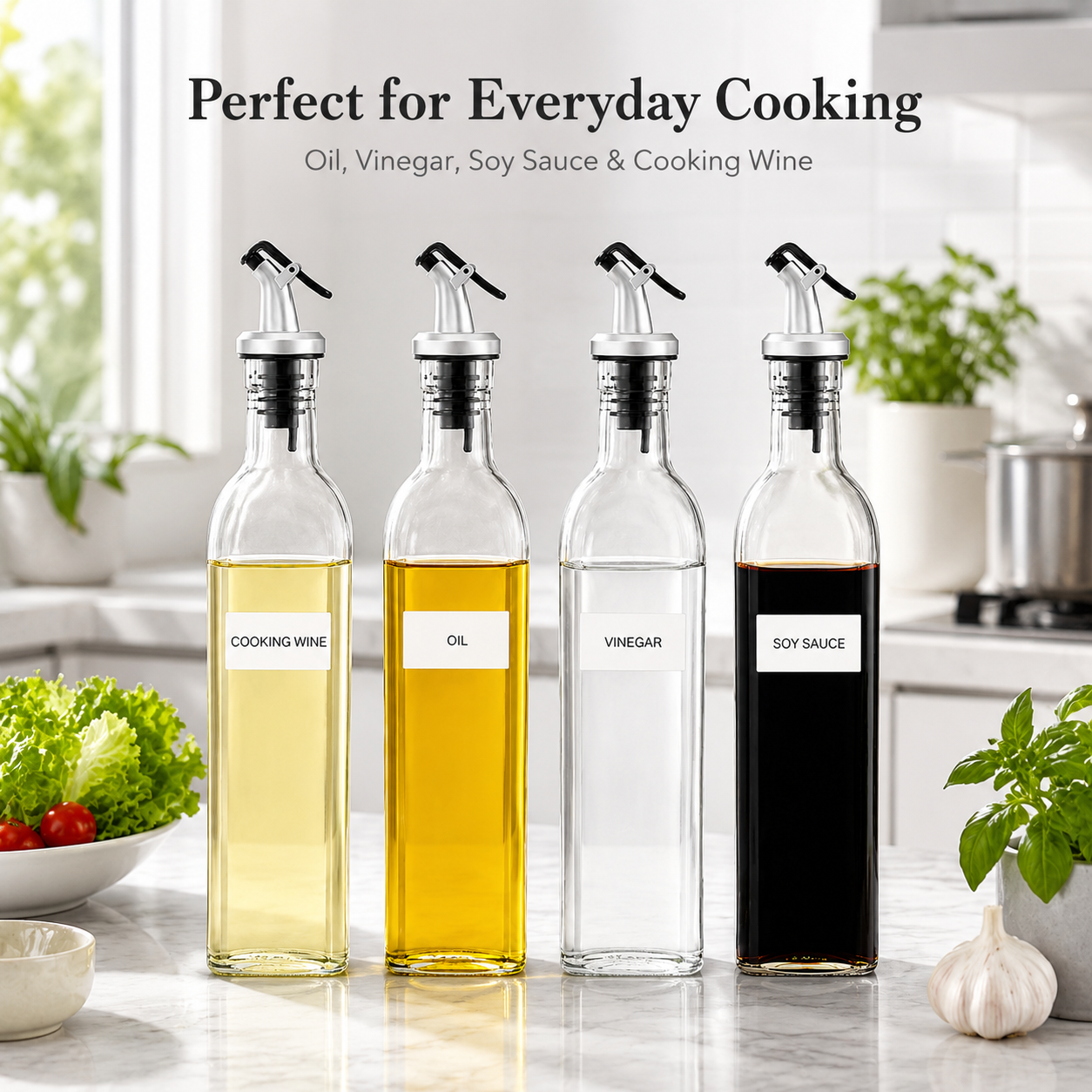 Glass Oil and Vinegar Dispenser Bottle - product image 2