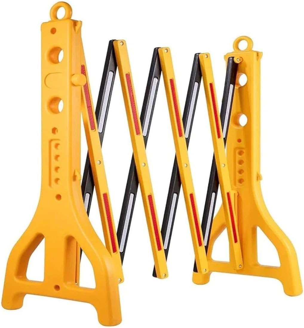 TAZEET expandable yellow safety barricade - main product view