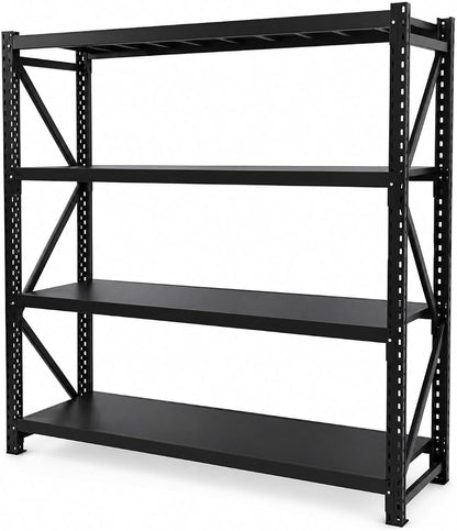 TAZEET 4-tier industrial storage rack - alternate view