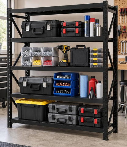 TAZEET 4-tier industrial storage rack - additional gallery view