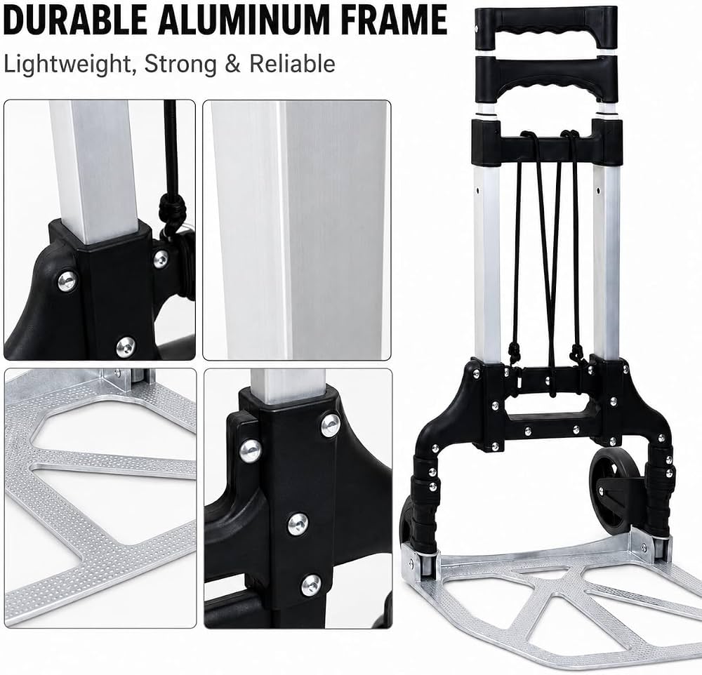 TAZEET folding aluminium hand trolley - design detail
