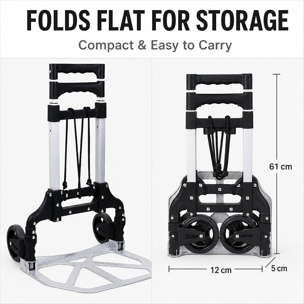 TAZEET folding aluminium hand trolley - additional gallery view