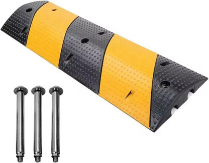 TAZEET two-channel rubber speed bump - main product view