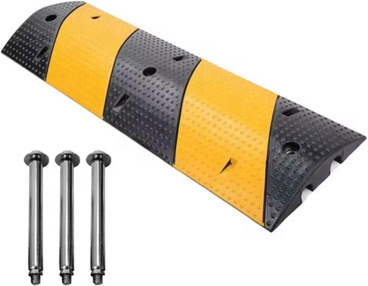 TAZEET two-channel rubber speed bump - main product view
