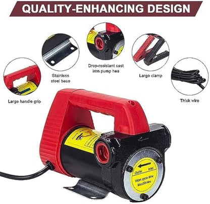 TAZEET 12V diesel fuel transfer pump - alternate view