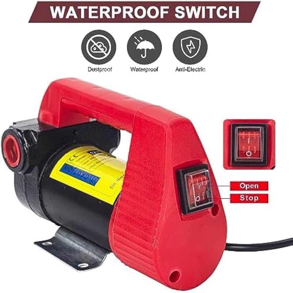 TAZEET 12V diesel fuel transfer pump - usage view