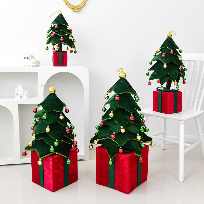 New Arrival Stretchable Gift Pack Christmas Tree – Creative Tabletop Xmas Decoration for Home & Party