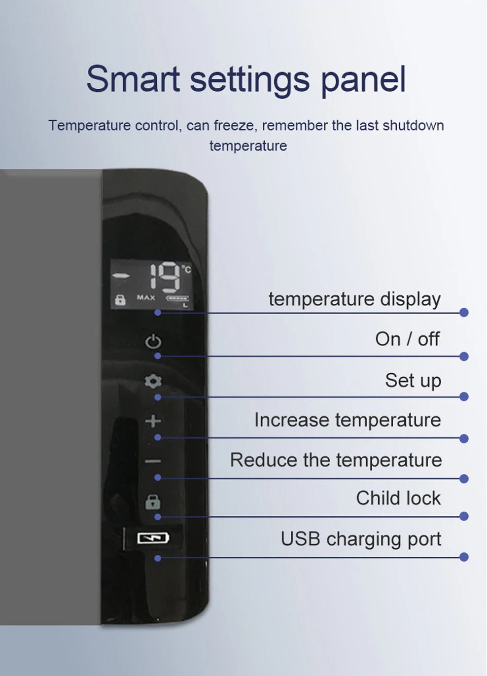 Car Refrigerator 22L - Portable Compressor Fridge Freezer for Outdoor and Travel - Tazeet.com