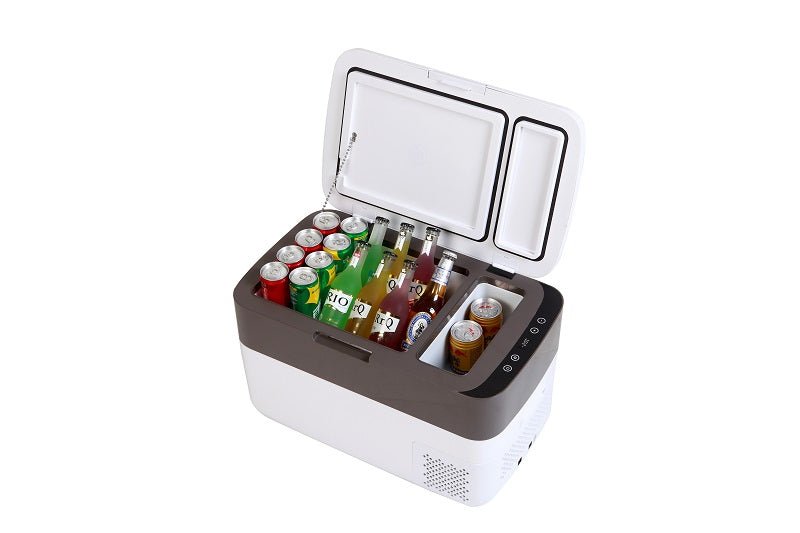 Car Refrigerator 30L - Portable Outdoor Fridge Freezer with Battery Option - Tazeet.com