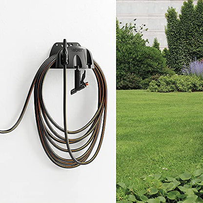 Claber Eco Wall Hose Hanger Multicolor, Durable Wall - Mounted Holder for Garden Hose, Easy Install, Made in Italy - Tazeet.com