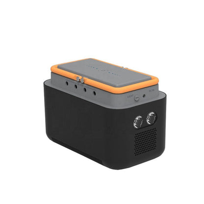 Portable Power Station – Model BS100, 120W Output with 45000mAh Battery and Solar Panel - Tazeet.com