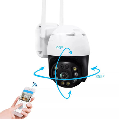 NIP-20HS PTZ Wireless Camera | 2K Resolution, 360° Pan, IR Night Vision, Two-way Audio - Tazeet.com