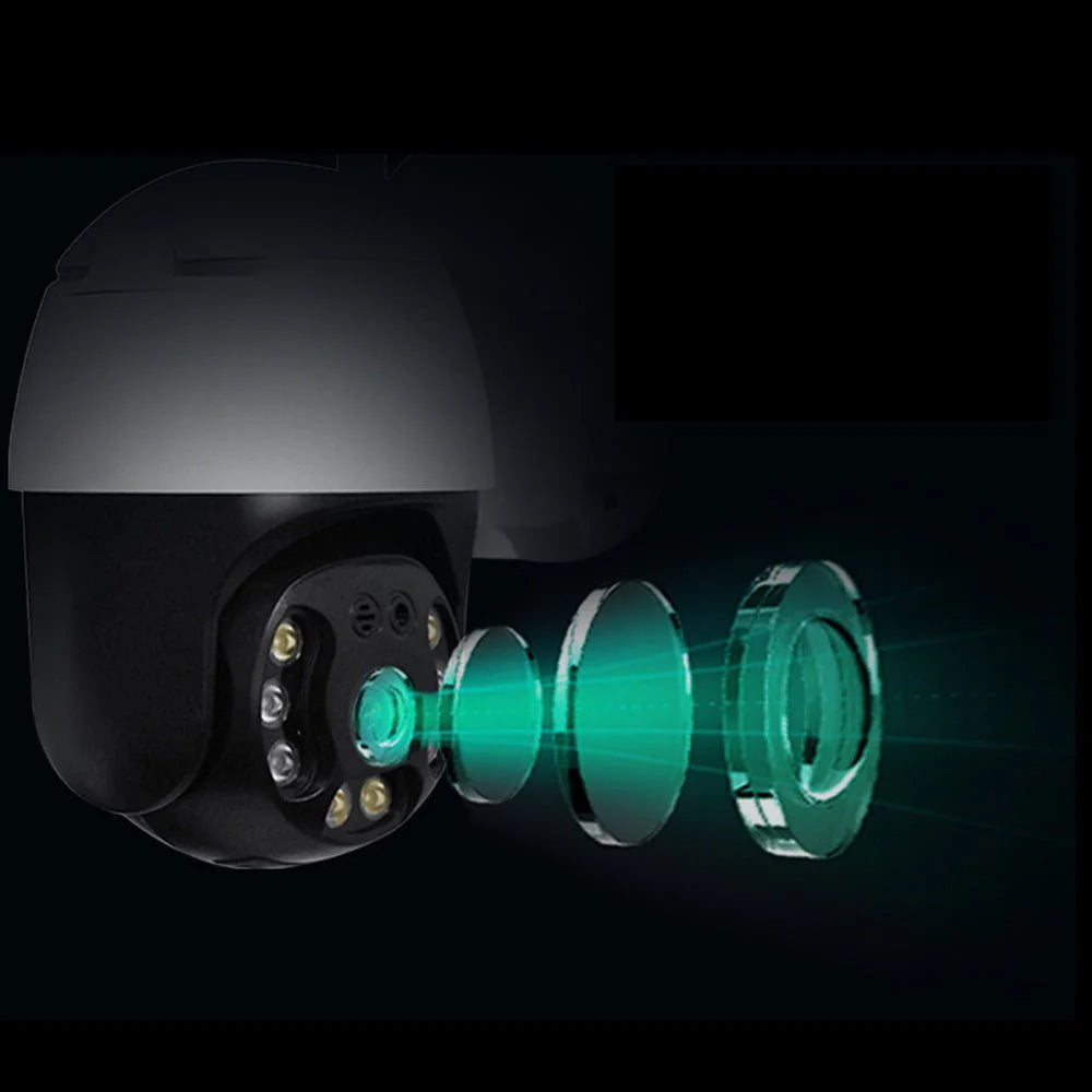 NIP-20HS PTZ Wireless Camera | 2K Resolution, 360° Pan, IR Night Vision, Two-way Audio - Tazeet.com
