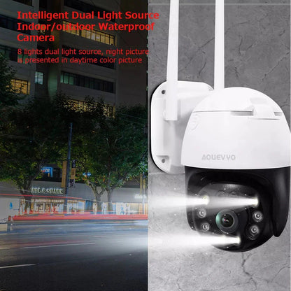 NIP-20HS PTZ Wireless Camera | 2K Resolution, 360° Pan, IR Night Vision, Two-way Audio - Tazeet.com