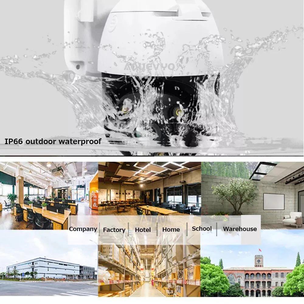 NIP-20HS PTZ Wireless Camera | 2K Resolution, 360° Pan, IR Night Vision, Two-way Audio - Tazeet.com