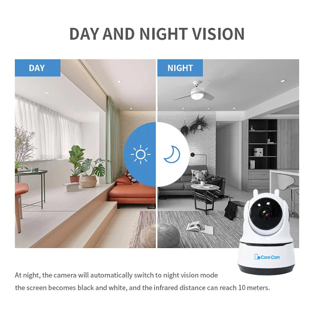 PTZ Wireless Camera NIP-26 | 2MP | 1080P | Motion Tracking | Night Vision | 355° Horizontal Rotation - Tazeet.com