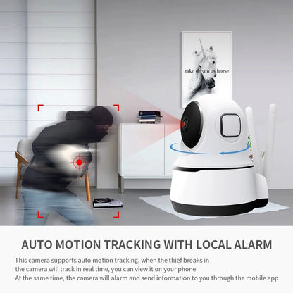 PTZ Wireless Camera NIP-26 | 2MP | 1080P | Motion Tracking | Night Vision | 355° Horizontal Rotation - Tazeet.com