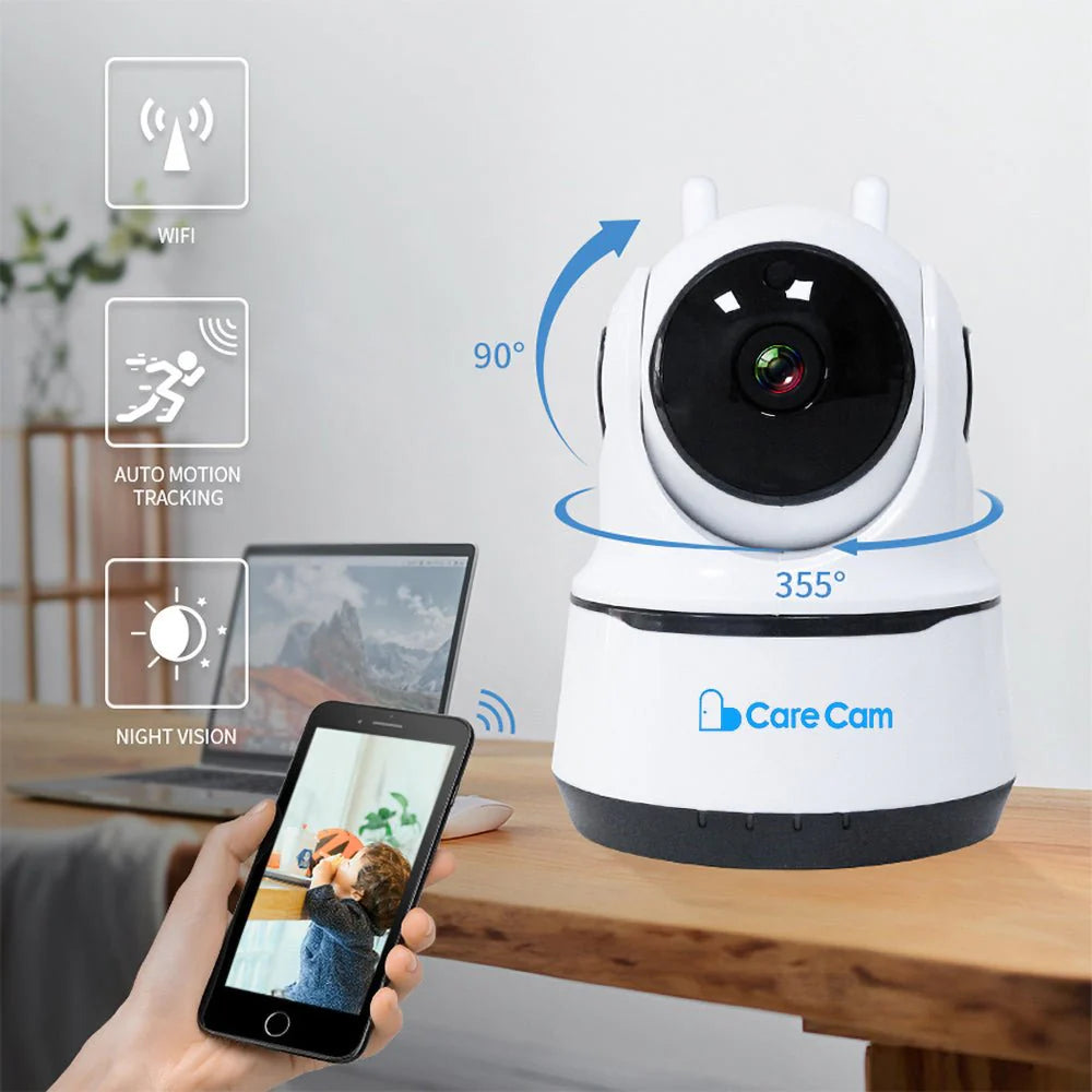 PTZ Wireless Camera NIP-26 | 2MP | 1080P | Motion Tracking | Night Vision | 355° Horizontal Rotation - Tazeet.com