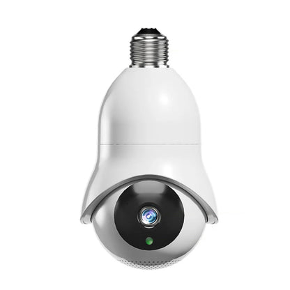 PTZ Wireless Bulb Camera TC76 | 2MP | 720P HD | 275° Pan & 95° Tilt | IR Night Vision | Motion Detection | Two-way Audio | Wi-Fi | Waterproof | App Connectivity - Tazeet.com