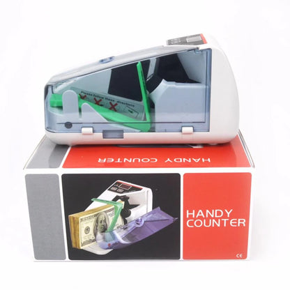 Mini Currency Counter Model V30 with Built-in LED Display, UV Detection, and Portable Design - Tazeet.com