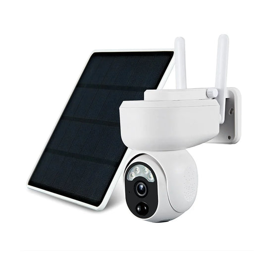 Solar PTZ Wireless Camera RBX-S30 | 2MP, 360° PTZ, Full-Color Night Vision, IP65 Waterproof - Tazeet.com