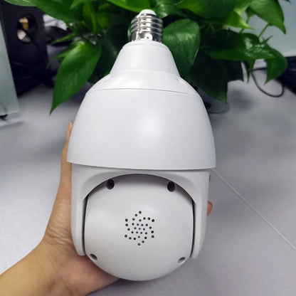 PTZ Wireless Bulb Camera Y28 | 2MP | 1080P HD Resolution | 275° Pan & 95° Tilt | IR Night Vision | Motion Detection | Two-way Audio | Wi-Fi | App Connectivity - Tazeet.com