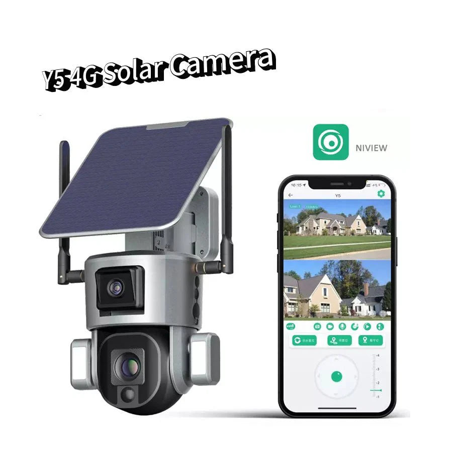 D5 Solar Dual-Lens Security Camera 4K - product image 3