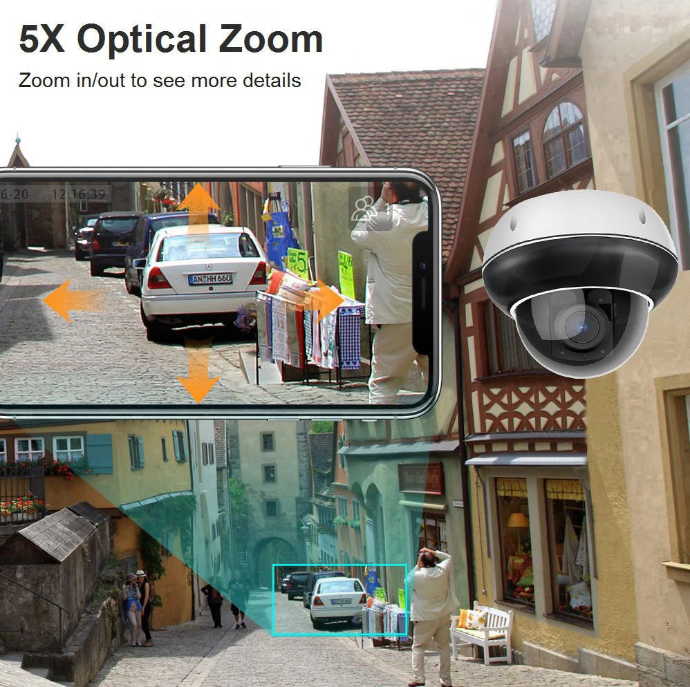 D79W-5MP-10X PTZ Security Camera 10x Optical Zoom - product image 4