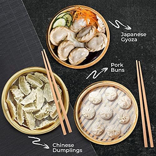 Handmade Bamboo Steamer Basket Set - product image 6