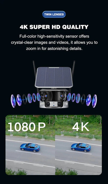 Y6 Solar Dual-Lens Security Camera 4K - product image 9