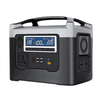 BS800+ Portable Power Station - 800W Output, 528Wh Battery, AC, USB-C & DC Backup Power
