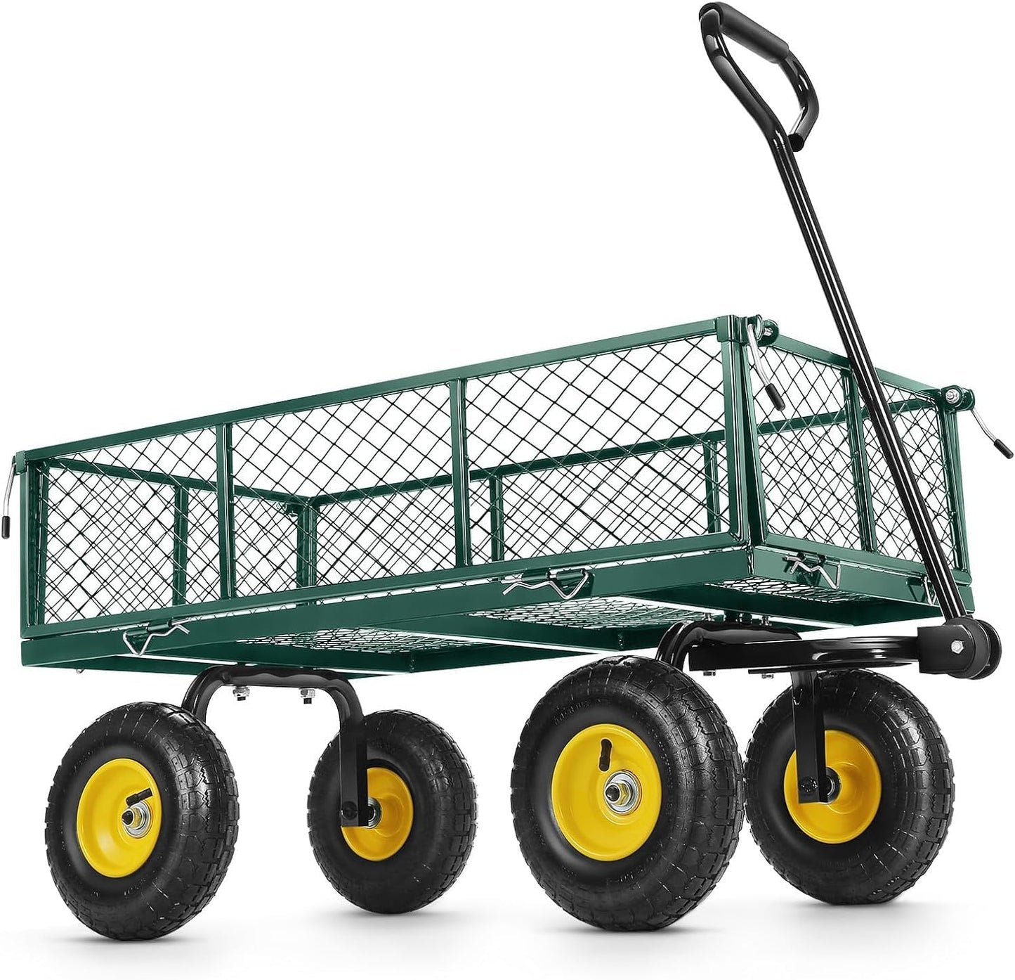 Heavy Duty Foldable Trolley Cart 360kg - Metal Mesh Utility Wagon - product image 2