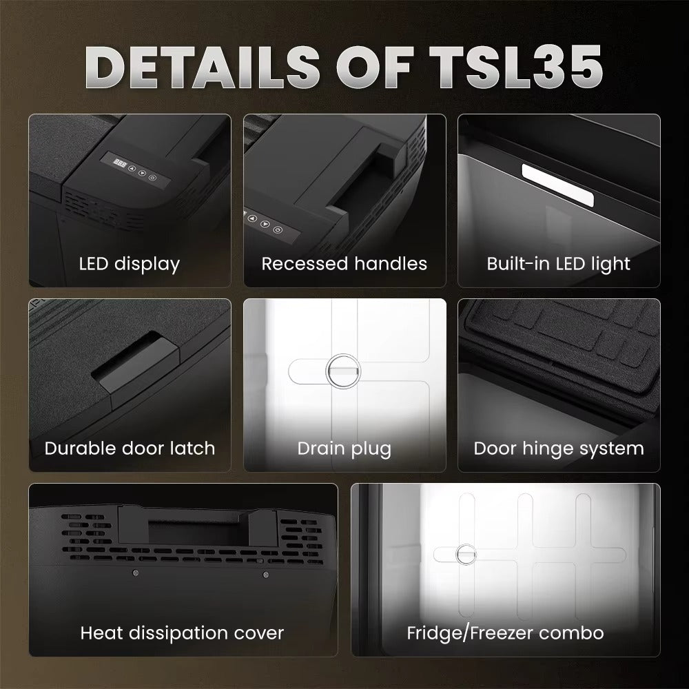 TSL35 35L Portable Car Refrigerator Tesla Compatible - product image 5