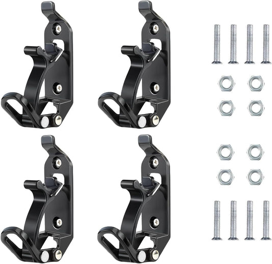 4-Pack Heavy Duty Shovel Holders - Roof Rack Tool Mount Clamps