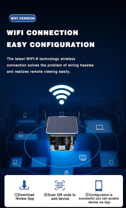 Y6 Solar Dual-Lens Security Camera 4K - product image 8