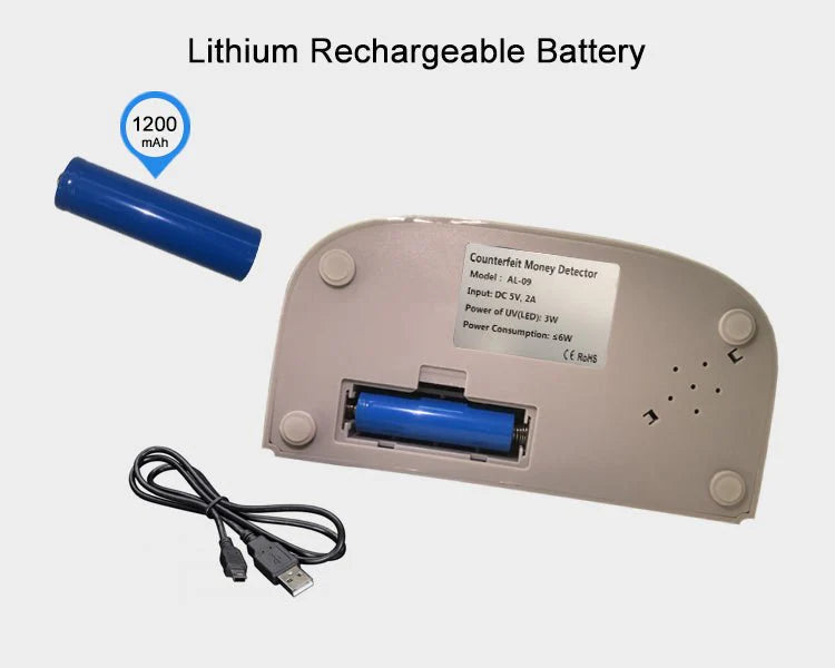 AL-09 Portable Currency Verifier with UV Detection - product image 6