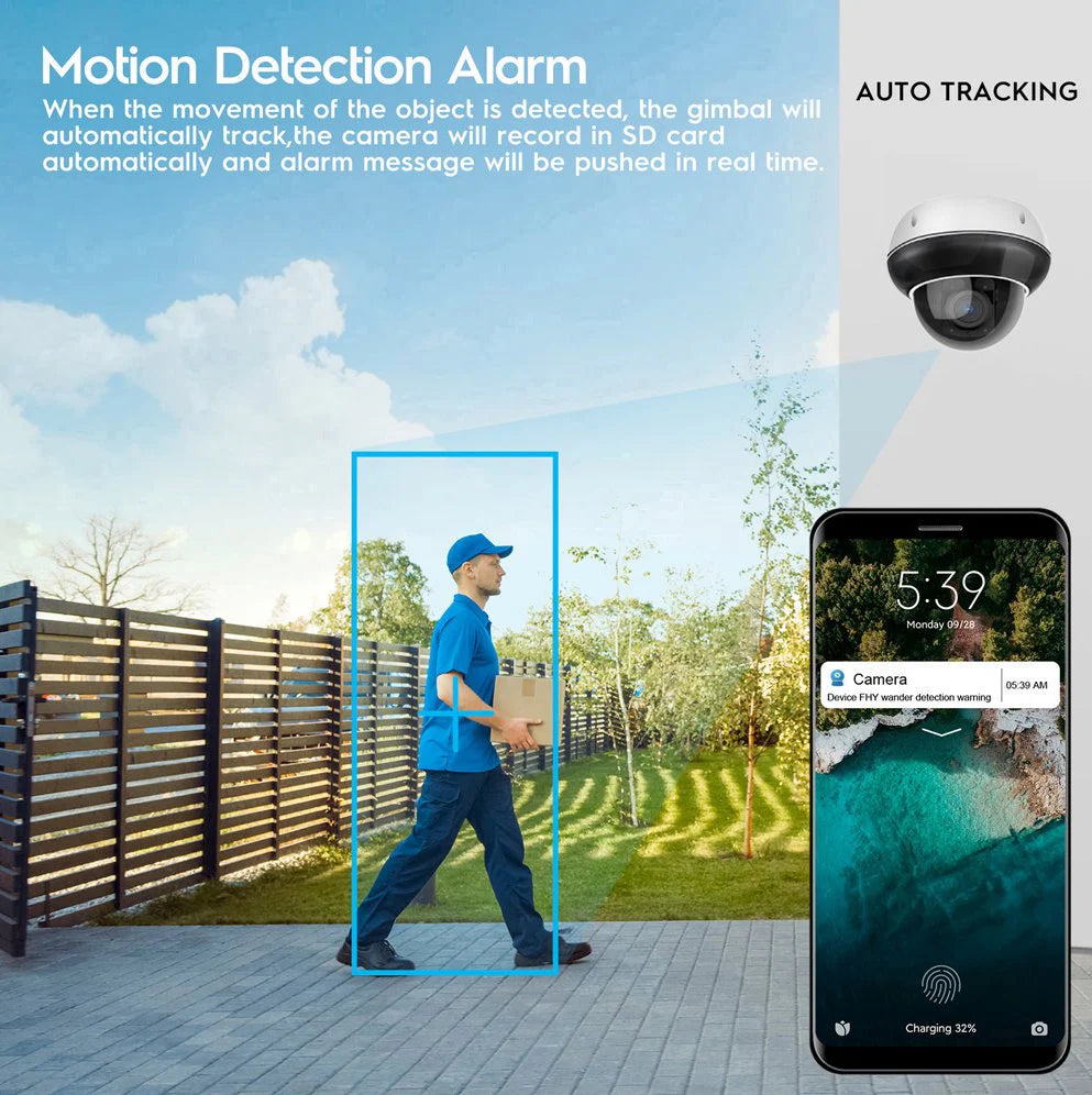 D79W-5MP-10X PTZ Security Camera 10x Optical Zoom - product image 6