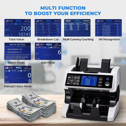 AL-920 Currency Counter with UV MG IR Detection - product image 4