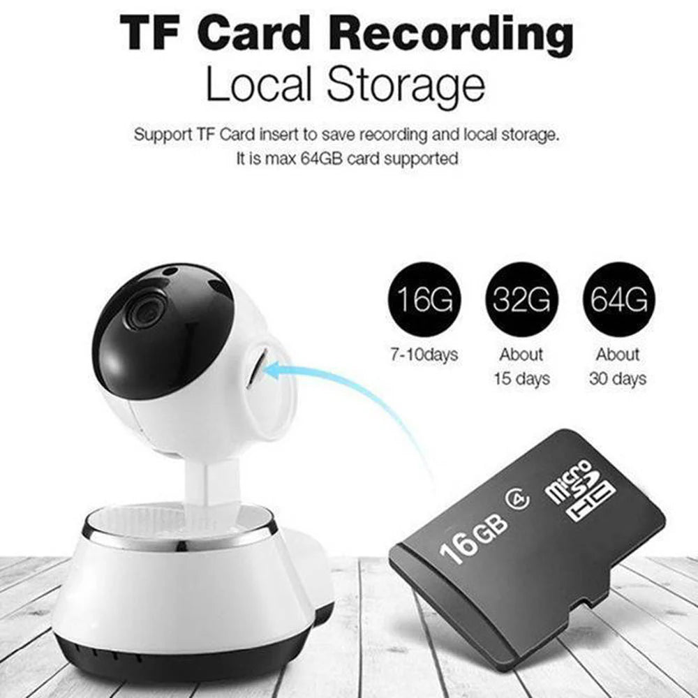 NIP-Q6 PTZ Wi-Fi Security Camera, 1MP 720P with 4x Digital Zoom
