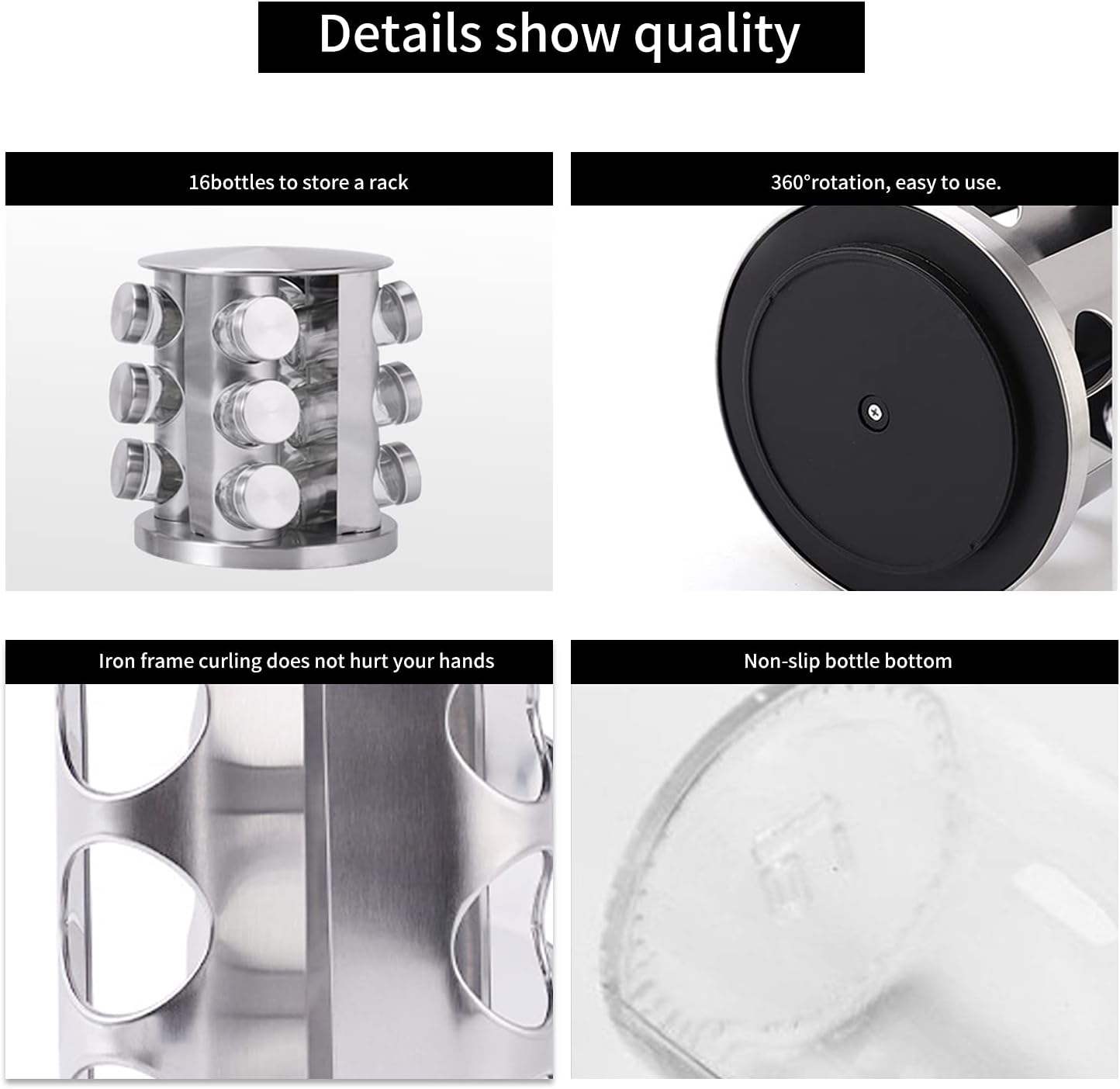 Rotating Spice Rack with 12 Jars - product image 6