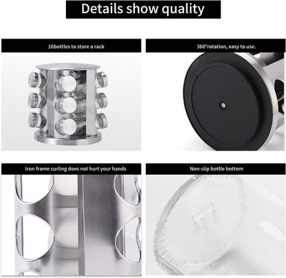 Rotating Spice Rack with 12 Jars - product image 6