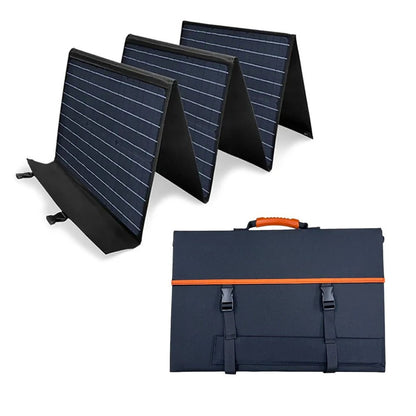 120W Foldable Solar Panel - Portable Solar Charging Kit for Camping & Outdoor Power