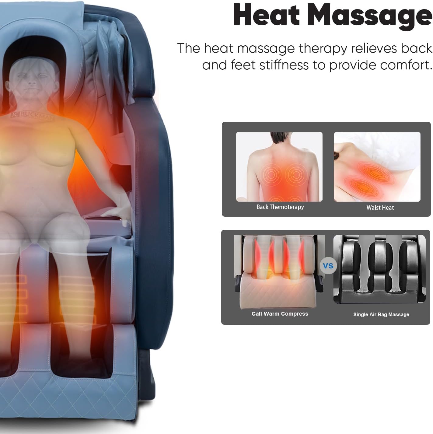 JC BUCKMAN Full Body Massage Chair - Tazeet.com