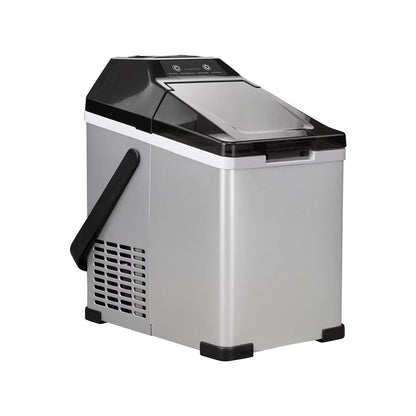 TAZEET 1.5L Portable Ice Maker for Home & Car – Dual Power AC/DC Ice Machine, -20°C Freezing, LED Control Panel, 9 Bullet Ice Cubes per Cycle – Compact for Camping, Travel, Kitchen, Office UAE
