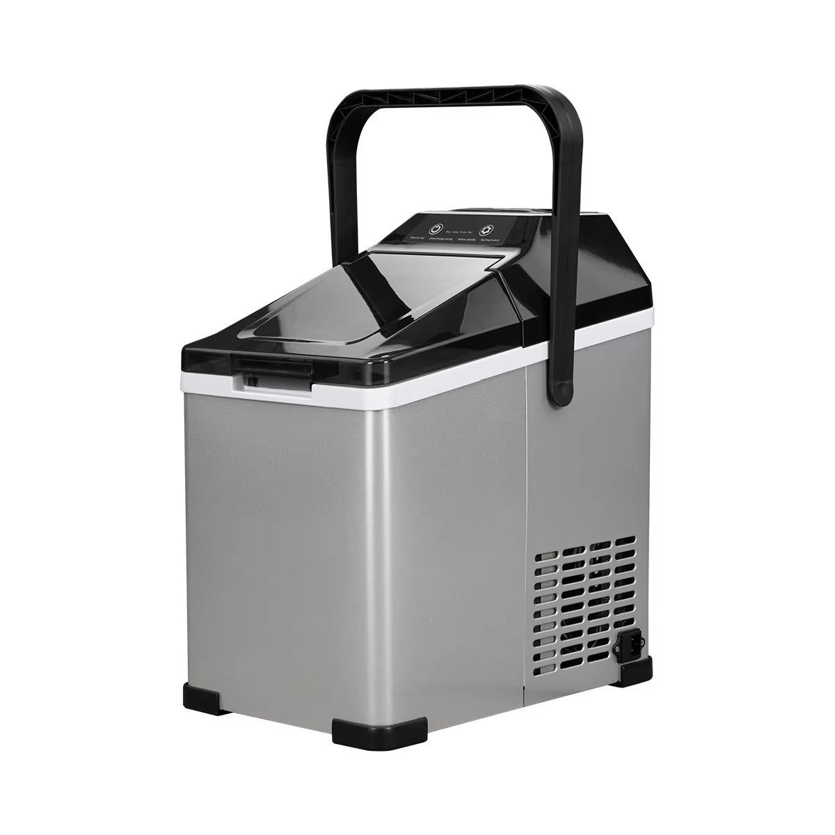 TAZEET 1.5L Portable Ice Maker for Home & Car – Dual Power AC/DC Ice Machine, -20°C Freezing, LED Control Panel, 9 Bullet Ice Cubes per Cycle – Compact for Camping, Travel, Kitchen, Office UAE