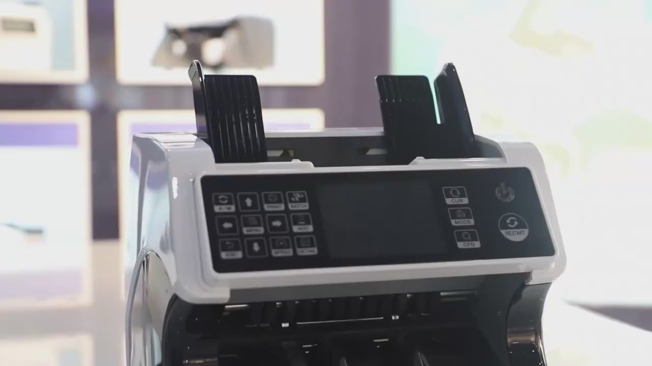 AL-920 Currency Counter with UV, Magnetic and IR Detection - video