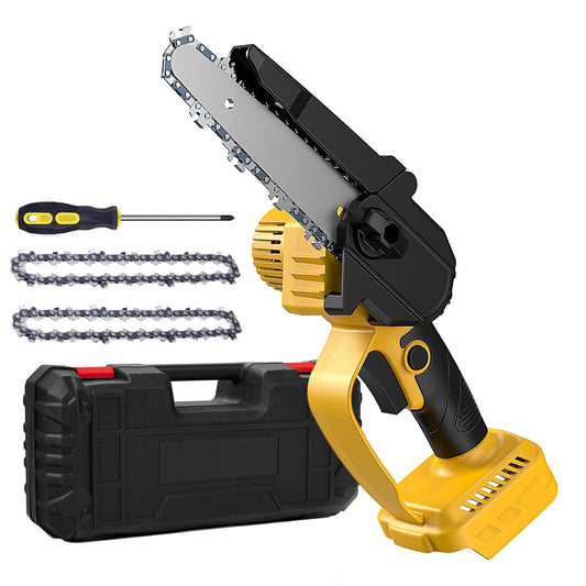 Pruning Chainsaw for Dewalt 20V MAX Battery, 4 - Inch Brushless Cordless Mini Chainsaw Compact&Portable, Battery Powered Mini Chainsaw for Pruning Branches, Wood Cutting, Tree Trimming (Tools only) - Tazeet.com