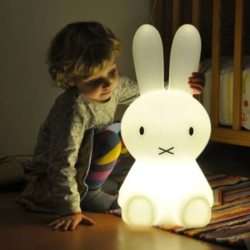 Rabbit Mood Light LED Desk Lamp Cute Cartoon Children's Gift Bedroom Bedside Light Living Room Floor Light - Tazeet.com