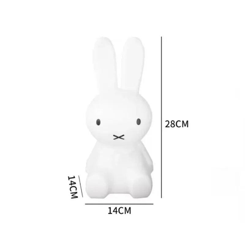 Rabbit Mood Light LED Desk Lamp Cute Cartoon Children's Gift Bedroom Bedside Light Living Room Floor Light - Tazeet.com